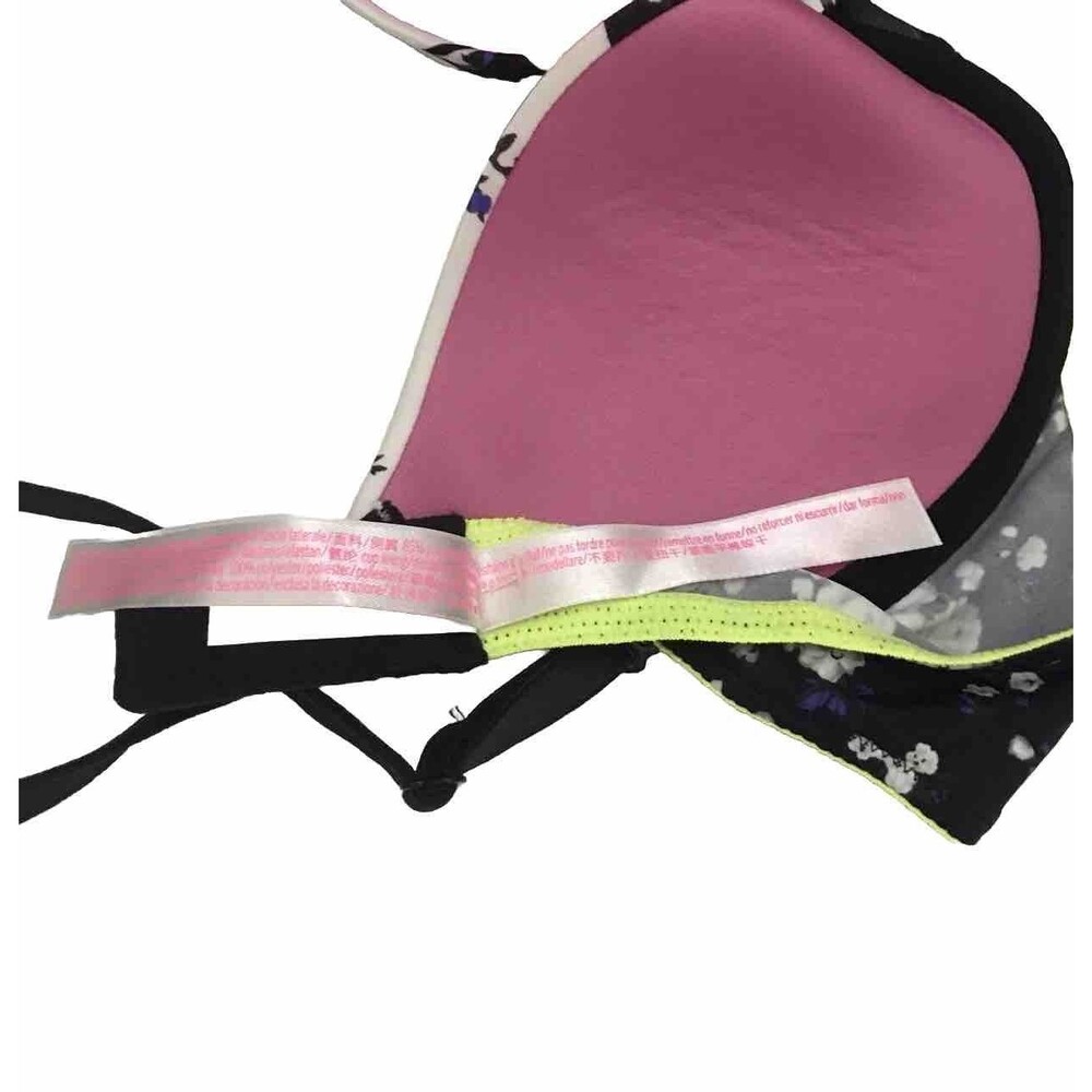 PINK Victoria’s Secret Bra Floral Multicolor Size 32A - Picture 7 of 15